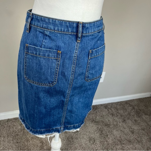 LOFT OUTLET BUTTON UP DENIM SKIRT SIZE 2 PETITE - Picture 11 of 12